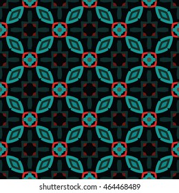 The geometric texture. Boho-chic fashion. Abstract geometric ornaments. Vector illustration. Seamless pattern for invitation or greeting card.