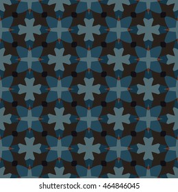 The geometric texture. Boho-chic fashion. Abstract geometric ornaments. Vector illustration. Pattern for textile, print or web design.