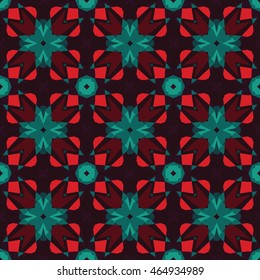 The geometric texture. Boho-chic fashion. Abstract geometric ornaments. Vector illustration. Pattern for textile, print or web design.