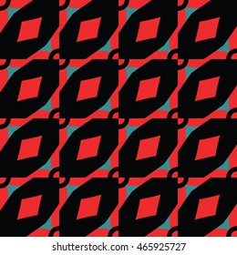 The geometric texture. Boho-chic fashion. Abstract geometric ornaments. Vector illustration. Pattern for textile, print or web design.
