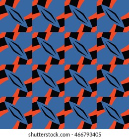 The geometric texture. Boho-chic fashion. Abstract geometric ornaments. Vector illustration. Pattern for textile, print or web design.