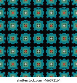 The geometric texture. Boho-chic fashion. Abstract geometric ornaments. Vector illustration. Pattern for textile, print or web design.