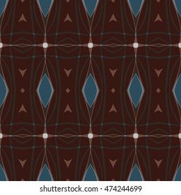 The geometric texture. Boho-chic fashion. Abstract geometric ornaments. Vector illustration. Pattern for invitation or greeting card.