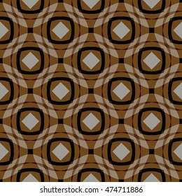 The geometric texture. Boho-chic fashion. Abstract geometric ornaments. Vector illustration. Pattern for textile, print or web design.
