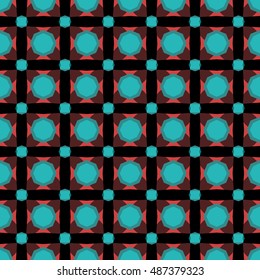The geometric texture. Boho-chic fashion. Abstract geometric ornaments. Vector illustration. Pattern for textile, print or web design.