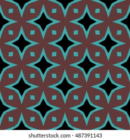 The geometric texture. Boho-chic fashion. Abstract geometric ornaments. Vector illustration. Pattern for textile, print or web design.