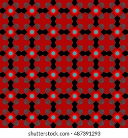 The geometric texture. Boho-chic fashion. Abstract geometric ornaments. Vector illustration. Pattern for textile, print or web design.