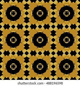 The geometric texture. Boho-chic fashion. Abstract geometric ornaments. Vector illustration. Pattern for textile, print or web design.