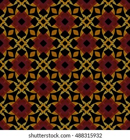 The geometric texture. Boho-chic fashion. Abstract geometric ornaments. Vector illustration. Pattern for textile, print or web design.