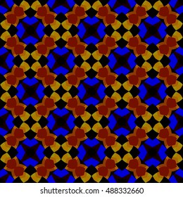 The geometric texture. Boho-chic fashion. Abstract geometric ornaments. Vector illustration. Pattern for textile, print or web design.