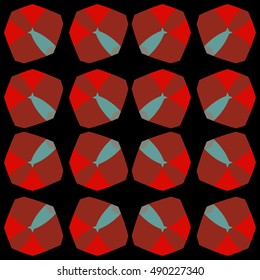 A geometric texture. Boho-chic fashion. Abstract geometric backdrop. Vector illustration. Pattern for textile, pattern fills, web page background, surface textures.