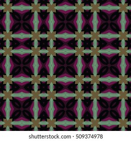 The geometric texture. Boho-chic fashion. Abstract geometric ornaments. Vector illustration. Pattern for textile, print or web design.