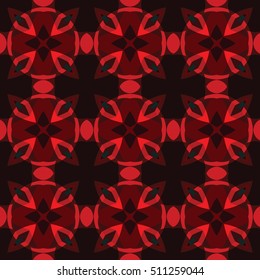 The geometric texture. Boho-chic fashion. Abstract geometric ornaments. Vector illustration. Pattern for textile, print or web design.