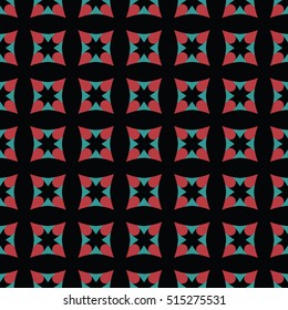 The geometric texture. Boho-chic fashion. Abstract geometric backdrop. Vector illustration. Pattern for textile, web page background, surface textures.