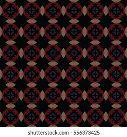 The geometric texture. Boho-chic fashion. Abstract geometric ornaments. Vector illustration. Pattern for textile, print or web design.