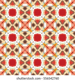 The geometric texture. Boho-chic fashion. Abstract geometric ornaments. Vector illustration. Pattern for textile, print or web design.