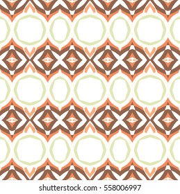 The geometric texture. Boho-chic fashion. Abstract geometric ornaments. Vector illustration. Pattern for textile, print or web design.