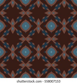 The geometric texture. Boho-chic fashion. Abstract geometric ornaments. Vector illustration. Pattern for textile, print or web design.