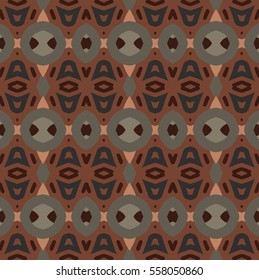 The geometric texture. Boho-chic fashion. Abstract geometric ornaments. Vector illustration. Pattern for textile, print or web design.