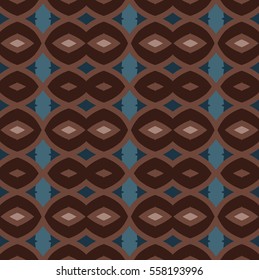 The geometric texture. Boho-chic fashion. Abstract geometric ornaments. Vector illustration. Pattern for textile, print or web design.