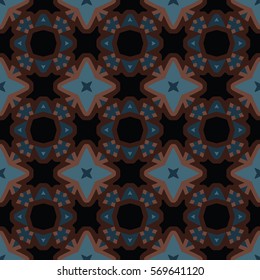 The geometric texture. Boho-chic fashion. Abstract geometric ornaments. Vector illustration. Pattern for textile, print or web design.