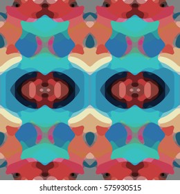 The geometric texture. Boho-chic fashion. Abstract geometric backdrop. Vector illustration. Pattern for textile, pattern fills, web page background, surface textures.