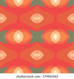 The geometric texture. Boho-chic fashion. Abstract colorful pattern. Vector illustration.