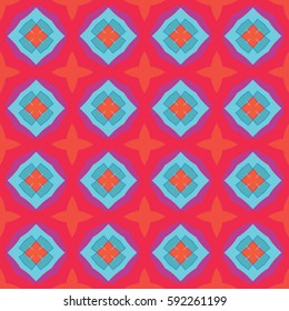 The geometric texture. Boho-chic fashion. Abstract geometric ornaments. Vector illustration. Pattern for textile, print or web design.