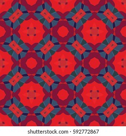 The geometric texture. Boho-chic fashion. Abstract geometric ornaments. Vector illustration. Pattern for textile, print or web design.