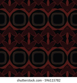 The geometric texture. Boho-chic fashion. Abstract geometric ornaments. Vector illustration. Pattern for textile, print or web design.