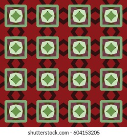 The geometric texture. Boho-chic fashion. Abstract geometric ornaments. Vector illustration. Pattern for textile, print or web design.