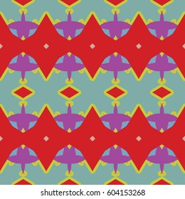 The geometric texture. Boho-chic fashion. Abstract geometric ornaments. Vector illustration. Pattern for textile, print or web design.