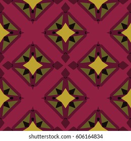 The geometric texture. Boho-chic fashion. Abstract geometric ornaments. Vector illustration. Pattern for textile, print or web design.