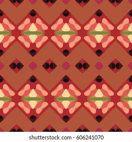 The geometric texture. Boho-chic fashion. Abstract geometric ornaments. Vector illustration. Pattern for textile, print or web design.