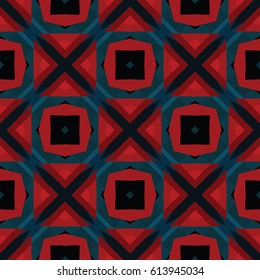 The geometric texture. Boho-chic fashion. Abstract geometric backdrop. Vector illustration. Pattern for textile, pattern fills, web page background, surface textures.