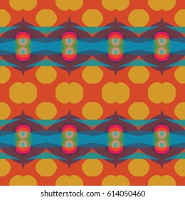The geometric texture. Boho-chic fashion. Abstract geometric backdrop. Vector illustration. Pattern for textile, pattern fills, web page background, surface textures.