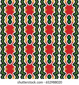 The geometric texture. Boho-chic fashion. Abstract geometric ornaments. Vector illustration. Pattern for textile, print or web design.
