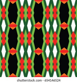 The geometric texture. Boho-chic fashion. Abstract geometric ornaments. Vector illustration. Pattern for textile, print or web design.