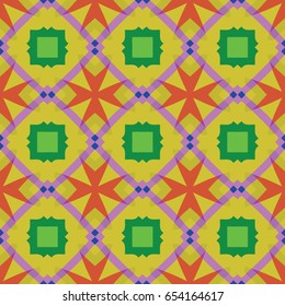 The geometric texture. Boho-chic fashion. Abstract geometric ornaments. Vector illustration. Pattern for textile, print or web design.
