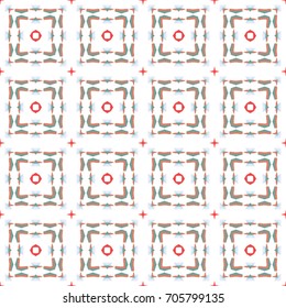 Geometric texture. Boho-chic fashion. Abstract geometric ornaments. Vector illustration. Pattern for textile, print or web design.