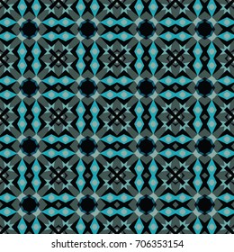 Geometric texture. Boho-chic fashion. Abstract geometric ornaments. Vector illustration. Pattern for textile, print or web design.