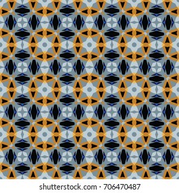 Geometric texture. Boho-chic fashion. Abstract geometric ornaments. Vector illustration. Pattern for textile, print or web design.