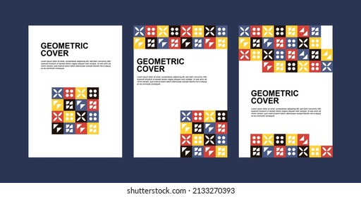 Geometric texture cover. Abstract background vector can be used in cover design, book design, website background, banner, poster, advertisement.