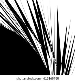 Geometric texture with edgy motif. Abstract shattered, rough pattern. Irregular asymmetric abstract art. Vector illustration