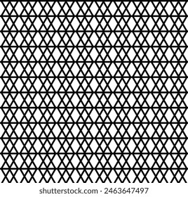 Geometric texture in the form of a lattice of triangles and rhombuses