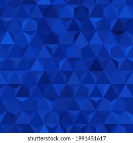 The geometric texture of hexagons. Cold shades of blue. Designed for packs of cold drinks, ice cream, refrigerators, business presentations, posters, brochures and booklets. Vector illustration.