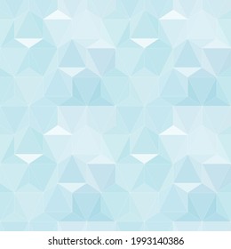 La textura geométrica de los hexágonos. Tonos azules fríos. Diseñado para paquetes de bebidas frías, helados, refrigeradores, presentaciones de negocios, carteles, folletos y folletos. Ilustración vectorial.