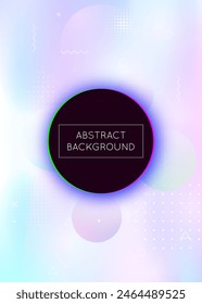 Geometrische Textur. Neon-Design. Glänzendes Poster. Einfache Punkte. Leichte Business-Vorlage. Motion Flyer. Violettes Rundmuster. Abstrakte Form. Lila geometrische Textur