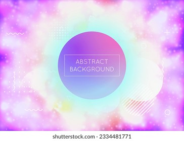 Geometric Texture. Neon Design. Summer Flyer. Violet Light Presentation. Shiny Iridescent Template. Vibrant Dots. Round Screen. Minimal Pattern. Blue Geometric Texture