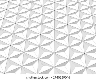 ornamento de textura geométrica 3d superficie